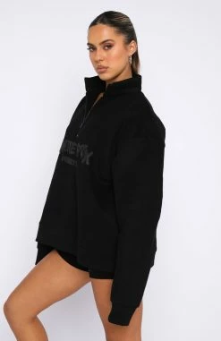 Project 5 Zip Front Sweater Ink -Outlet The Lounge Vibe Store 08.09.22 2 687