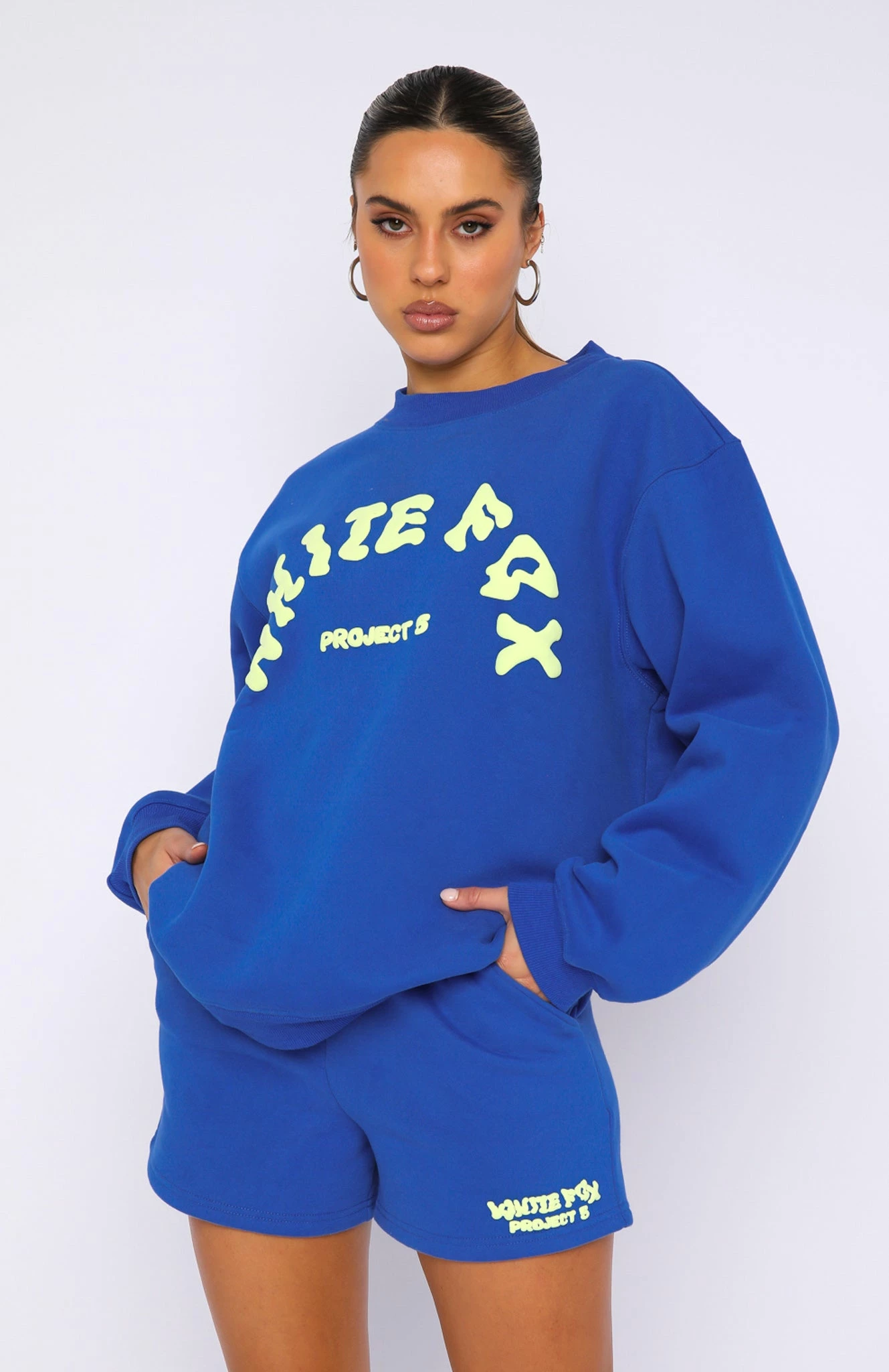 Project 5 Oversized Sweater Cobalt 2 Project 5 Oversized Sweater Cobalt - Image 2