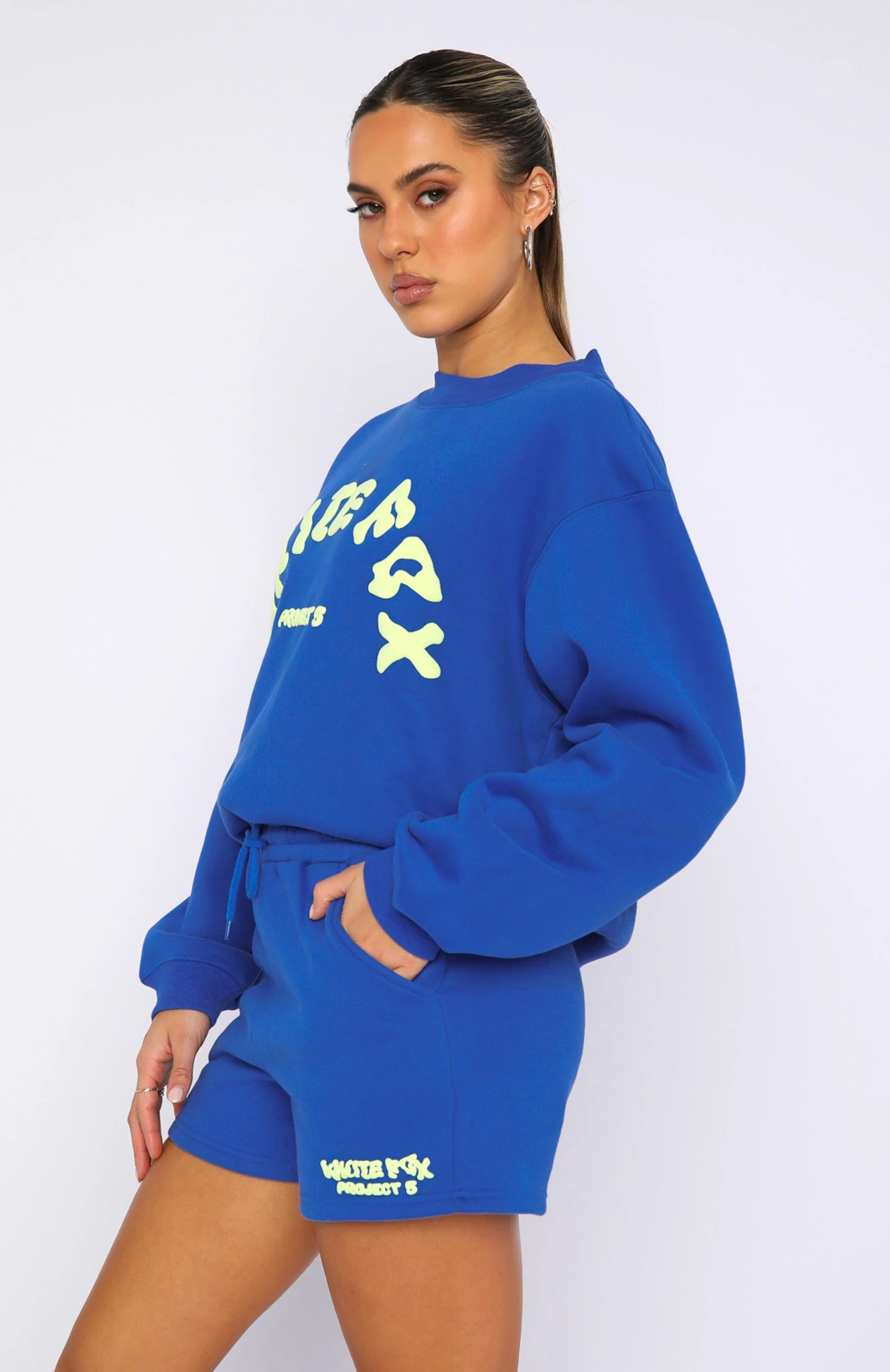 Project 5 Oversized Sweater Cobalt 3 Project 5 Oversized Sweater Cobalt - Image 3