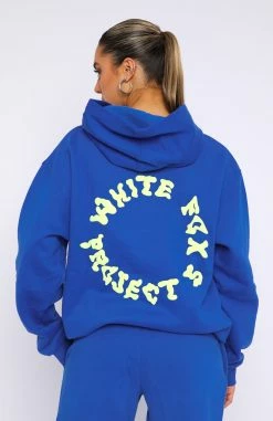 Project 5 Oversized Hoodie Cobalt -Outlet The Lounge Vibe Store 08.09.22 2 884