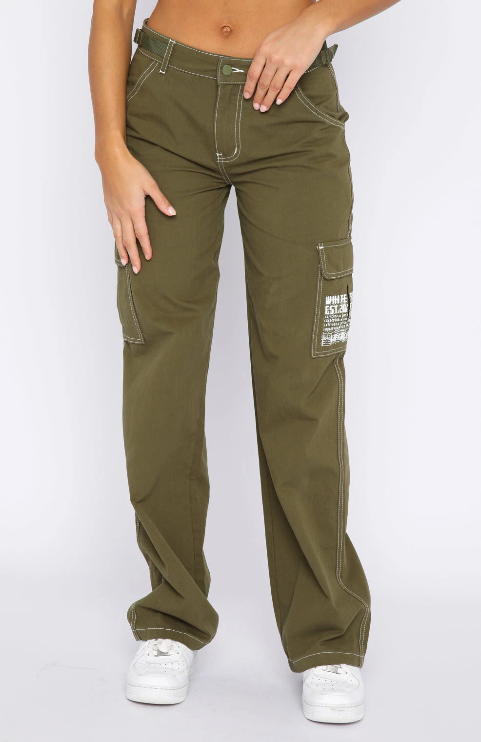 Back On Top Jeans Khaki 2 Back On Top Jeans Khaki - Image 2