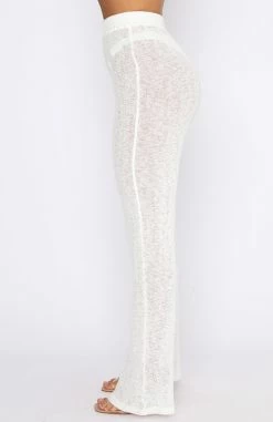 Never Too Late Pants White -Outlet The Lounge Vibe Store 08.10.21 457