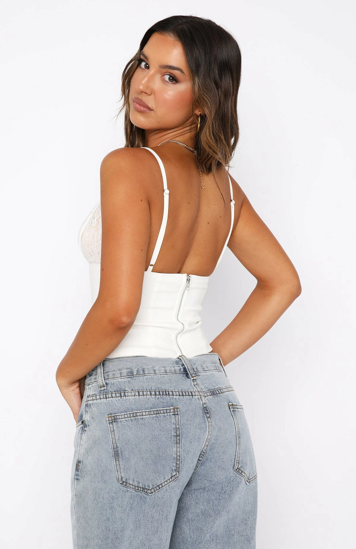 Blessed Life Bustier White 4 Blessed Life Bustier White - Image 4