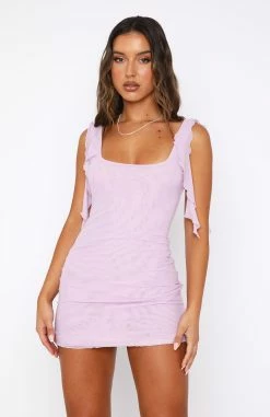 Don't Tell Me Now Mini Dress Lilac -Outlet The Lounge Vibe Store 08.12.2216737