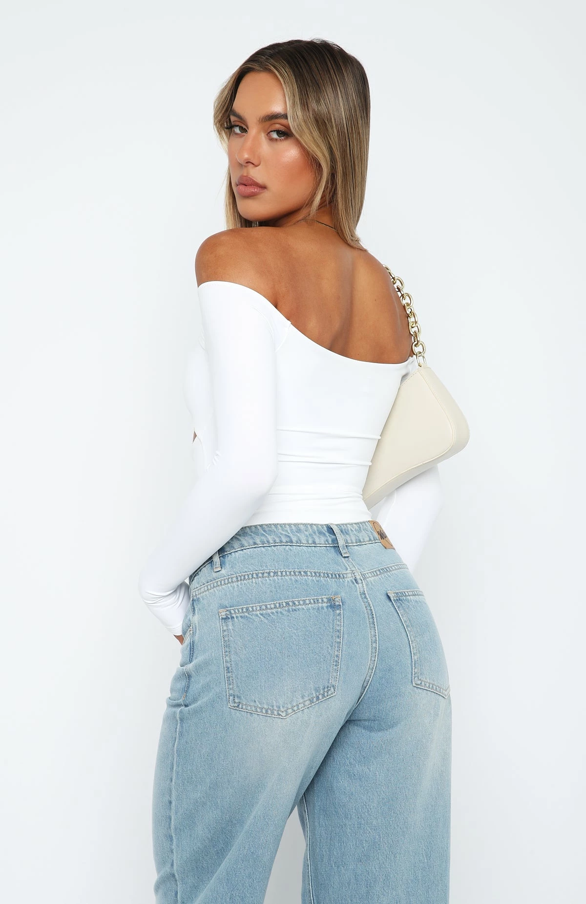 Just The Intro Bodysuit White 6 Just The Intro Bodysuit White - Image 6