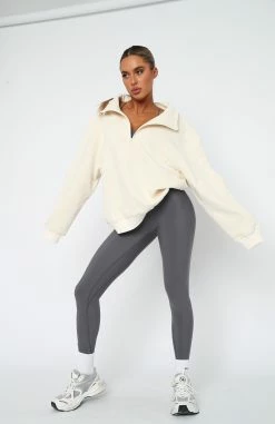 Chloe Zip Front Sweater Shell -Outlet The Lounge Vibe Store 09.02.239504