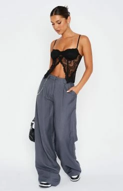 Short And Sweet Lace Bustier Black 10 Short And Sweet Lace Bustier Black -Outlet The Lounge Vibe Store 09.03.231579