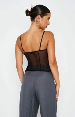 Short And Sweet Lace Bustier Black 9 Short And Sweet Lace Bustier Black -Outlet The Lounge Vibe Store 09.03.231599