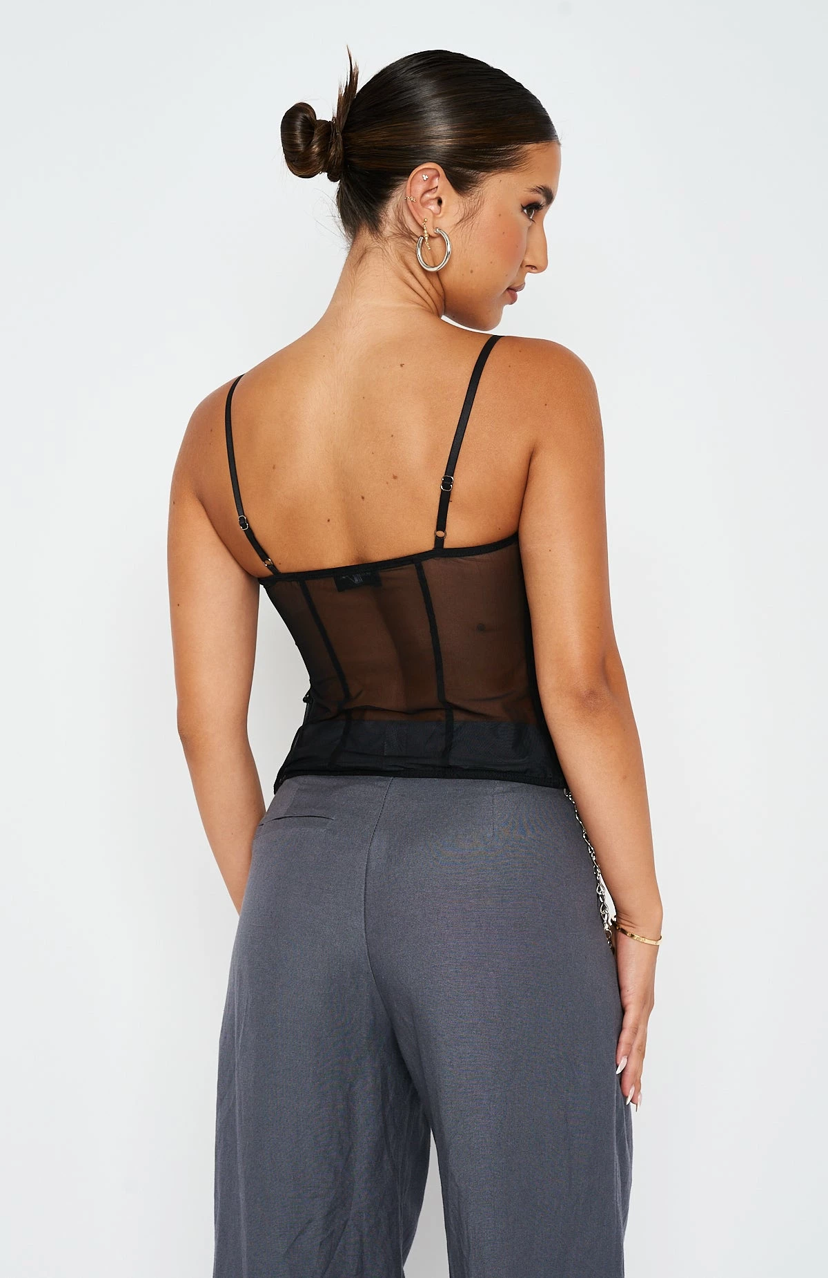 Short And Sweet Lace Bustier Black 4 Short And Sweet Lace Bustier Black - Image 4