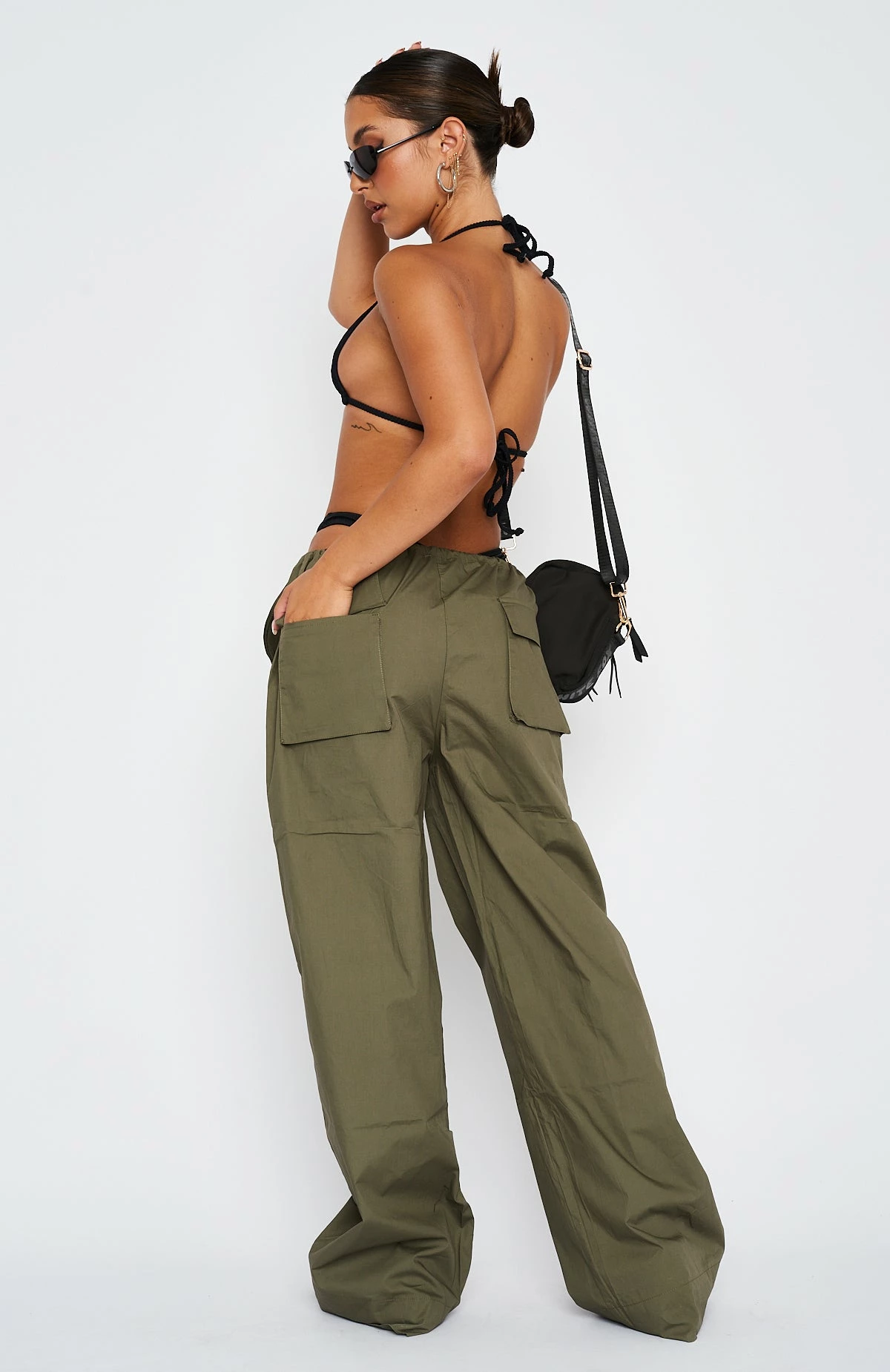 Everything I Want Pants Khaki 2 Everything I Want Pants Khaki - Image 2
