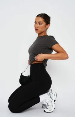 Figure It Out Tee Charcoal -Outlet The Lounge Vibe Store 09.03.232113