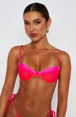 More Than A Dream Bikini Top Strawberry Ombre -Outlet The Lounge Vibe Store 09.03.232232