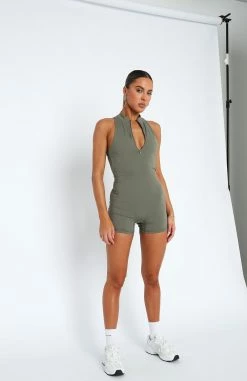 Better Than Good Playsuit Khaki -Outlet The Lounge Vibe Store 11.05.2319583