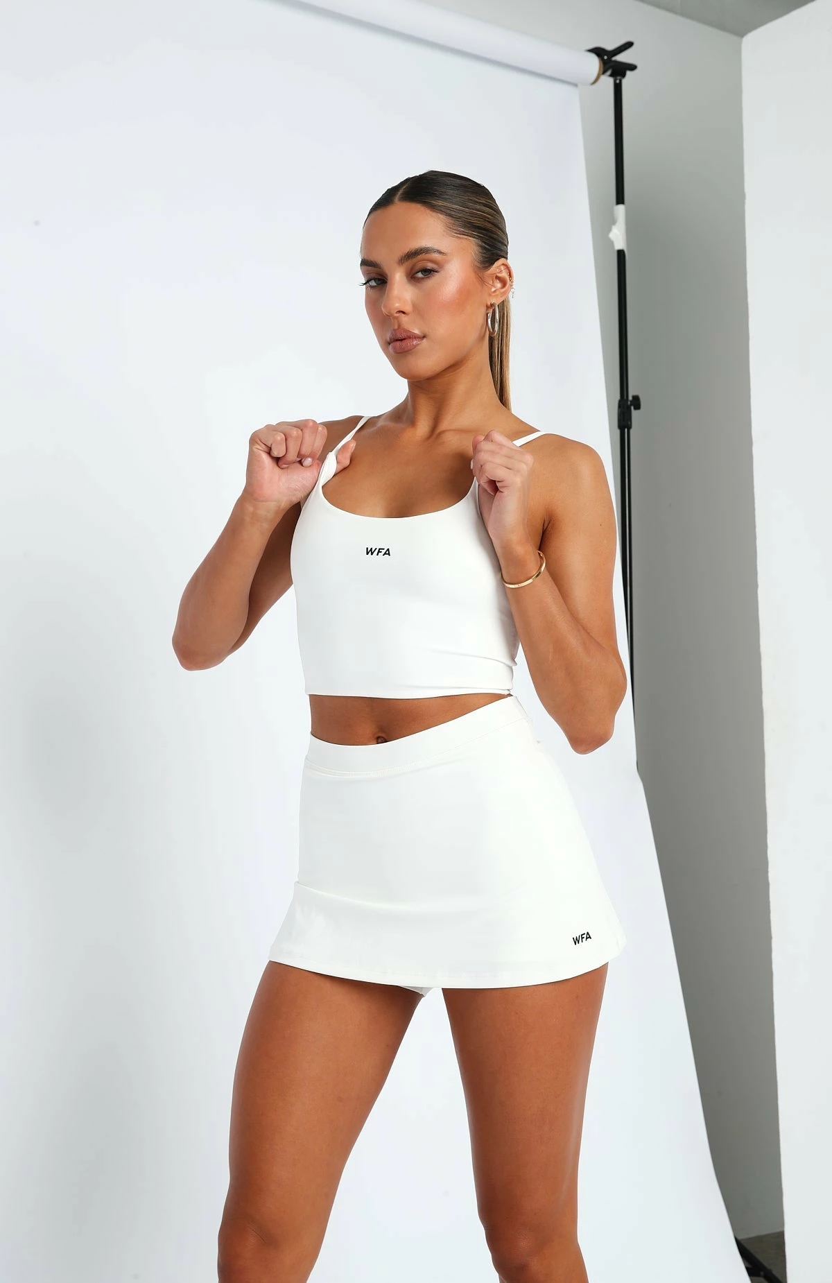 Walk And Talk Mini Skort White 2 Walk And Talk Mini Skort White - Image 2