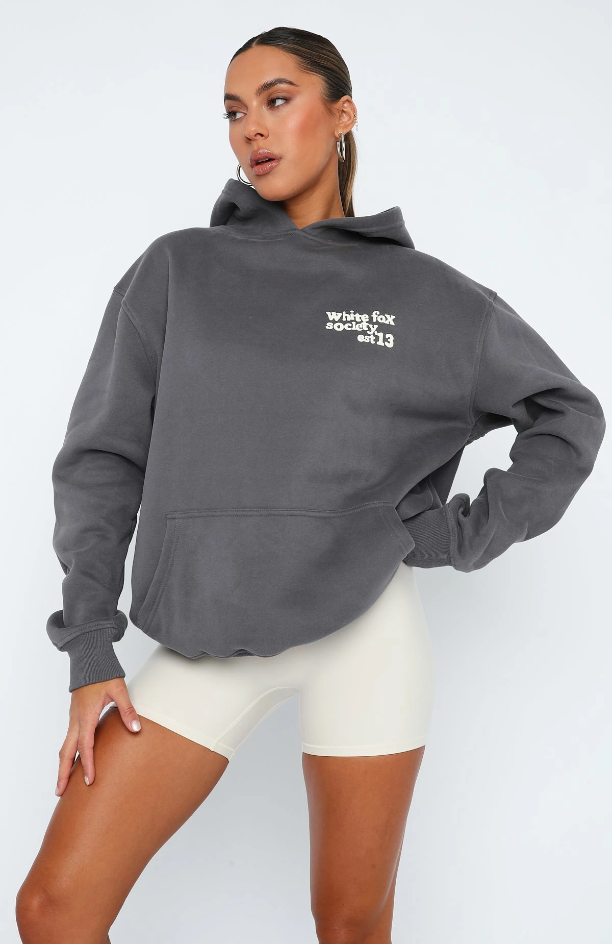 Enough Said Oversized Hoodie Volcanic 2 Enough Said Oversized Hoodie Volcanic - Image 2