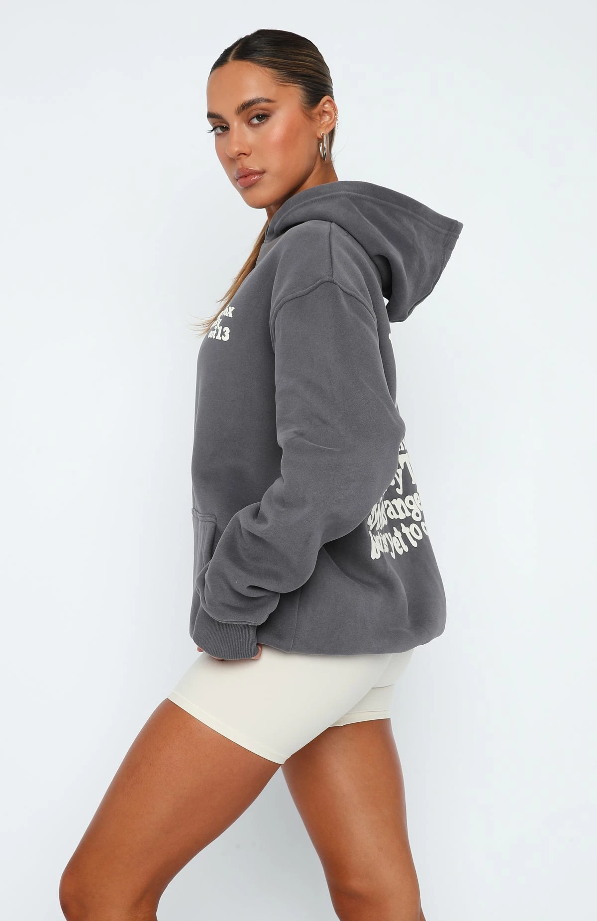 Enough Said Oversized Hoodie Volcanic 3 Enough Said Oversized Hoodie Volcanic - Image 3