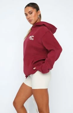 Enough Said Oversized Hoodie Wine 8 Enough Said Oversized Hoodie Wine -Outlet The Lounge Vibe Store 11.05.2320219