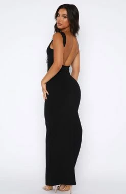 Don't Want To Be Apart Maxi Dress Black 11 Don't Want To Be Apart Maxi Dress Black -Outlet The Lounge Vibe Store 11.08.2346033