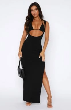 Don't Want To Be Apart Maxi Dress Black 12 Don't Want To Be Apart Maxi Dress Black -Outlet The Lounge Vibe Store 11.08.2346035