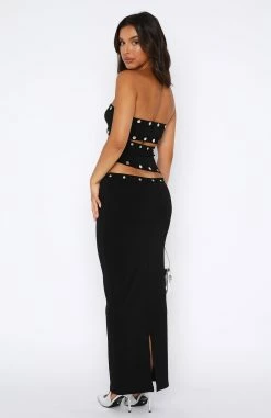 Back At One Maxi Dress Black -Outlet The Lounge Vibe Store 11.08.2346566
