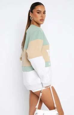 Latest And Greatest Oversized Sweater Sage -Outlet The Lounge Vibe Store 11.08.2346646