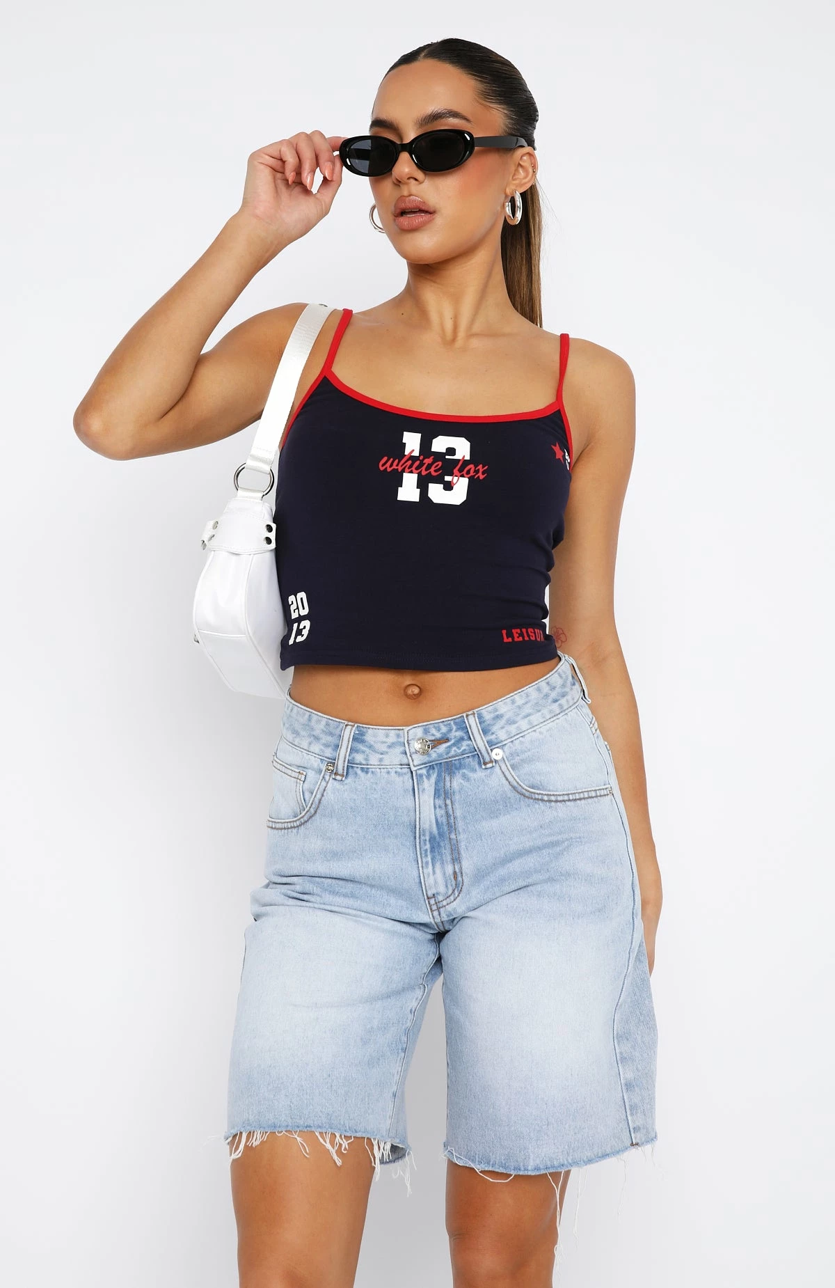 Don't Trust Me Denim Shorts Vintage Mid Blue 2 Don't Trust Me Denim Shorts Vintage Mid Blue - Image 2