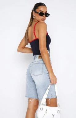 Don't Trust Me Denim Shorts Vintage Mid Blue 7 Don't Trust Me Denim Shorts Vintage Mid Blue -Outlet The Lounge Vibe Store 11.08.2346888