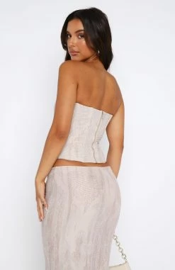 Anytime Bustier Oatmeal -Outlet The Lounge Vibe Store 11.08.2347072
