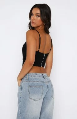 Out Of Luck Lace Bustier Black -Outlet The Lounge Vibe Store 11.08.2347219