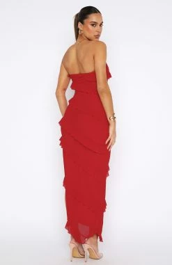 Sweet Desire Maxi Dress Red -Outlet The Lounge Vibe Store 11.08.2347285