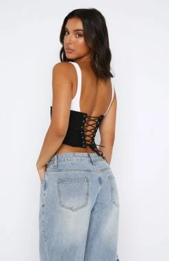 Lay It Down Bustier Black -Outlet The Lounge Vibe Store 11.08.2347346