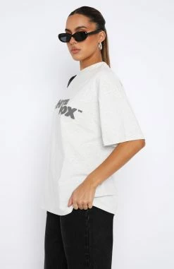 Do You Want Me Oversized Tee Grey Marle -Outlet The Lounge Vibe Store 11.08.2347528