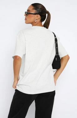 Do You Want Me Oversized Tee Grey Marle -Outlet The Lounge Vibe Store 11.08.2347533