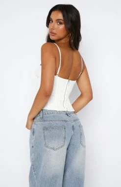 Been Waiting Bustier White -Outlet The Lounge Vibe Store 11.08.2347655