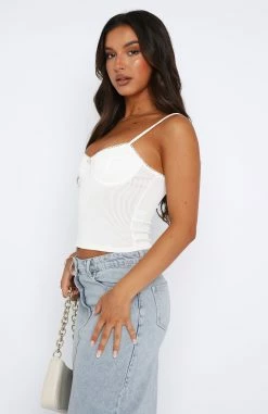 Whatever Comes Bustier White -Outlet The Lounge Vibe Store 11.08.2347729