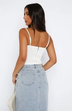 Whatever Comes Bustier White -Outlet The Lounge Vibe Store 11.08.2347732