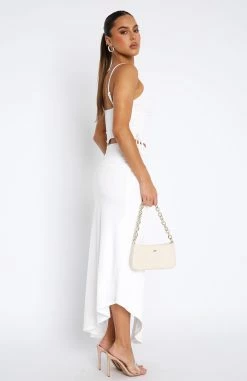 Love In The Sky Midi Skirt Off White -Outlet The Lounge Vibe Store 11.08.2347866