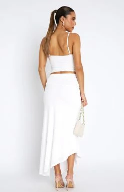 Love In The Sky Midi Skirt Off White -Outlet The Lounge Vibe Store 11.08.2347869