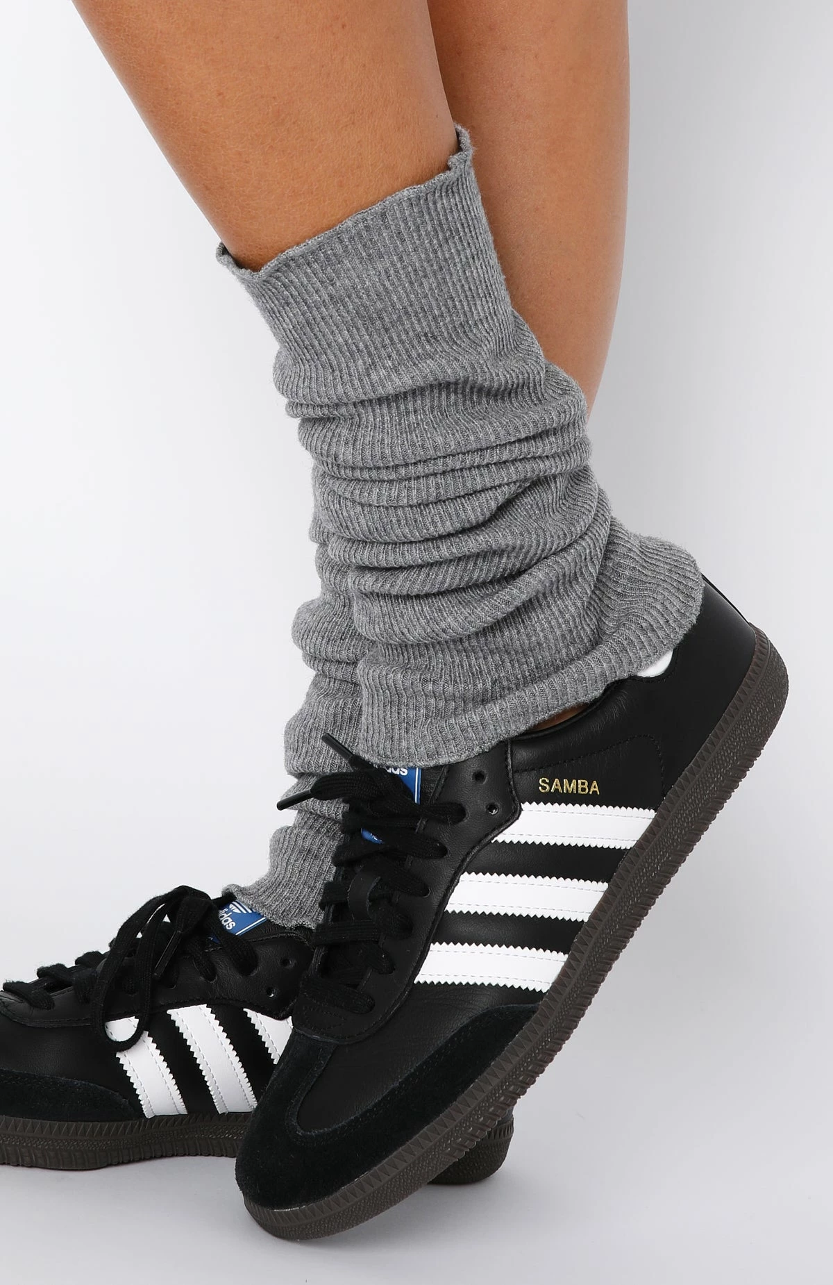 Set In Stone Leg Warmers Grey Marle 2 Set In Stone Leg Warmers Grey Marle - Image 2