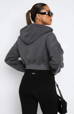 She's Effortless Cropped Hoodie Slate 8 She's Effortless Cropped Hoodie Slate -Outlet The Lounge Vibe Store 11.08.2348919