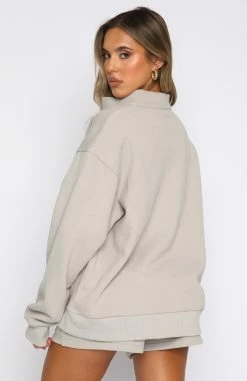 The Highest Demand Zip Front Sweater Taupe 11 The Highest Demand Zip Front Sweater Taupe -Outlet The Lounge Vibe Store 11.11.21 1159