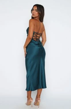 Elysium Midi Dress Teal -Outlet The Lounge Vibe Store 12.01.234399