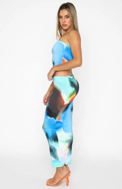 Fallin Hard Maxi Skirt Ice Aura 7 Fallin Hard Maxi Skirt Ice Aura -Outlet The Lounge Vibe Store 12.08.22 123