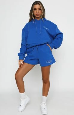 Set The Standard Hoodie Electric Blue -Outlet The Lounge Vibe Store 13.01.21 1178