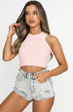 True Romance Crop Baby Pink -Outlet The Lounge Vibe Store 13.08.20 2210