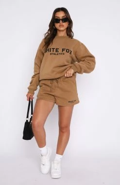 The Next Level Lounge Shorts Tan -Outlet The Lounge Vibe Store 13.10.228023