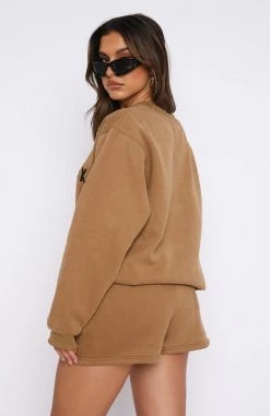 The Next Level Lounge Shorts Tan -Outlet The Lounge Vibe Store 13.10.228042