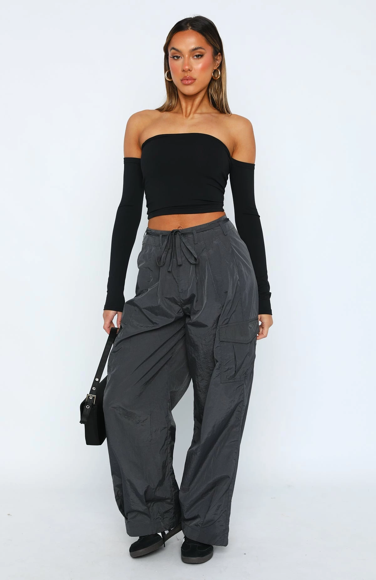 Pump It Louder Pants Charcoal 2 Pump It Louder Pants Charcoal - Image 2