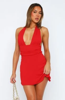 Sweet Fantasy Mini Dress Red -Outlet The Lounge Vibe Store 14.07.23 0324