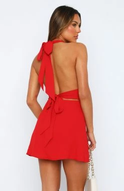 Sweet Fantasy Mini Dress Red -Outlet The Lounge Vibe Store 14.07.23 0331